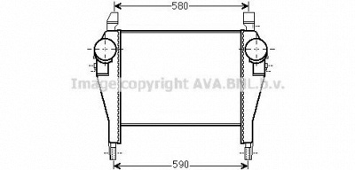 AVA QUALITY COOLING iv4106 -  Интеркулер